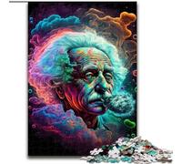 Jigsaw Puzzles for Adults 1000 Piece Cosmic Genius Made of Wood, Perfect DIY Art Decor Or Birthday Gift 50x75cm for Family Interactive Game