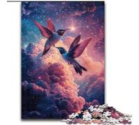 Jigsaw Puzzles for Adults, 1000 Piece Cosmic Hummingbird Puzzle Brain-Challenging DIY Decorative Game, Family Interactive Toy (size 50x75cm)