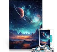 Jigsaw Puzzles for Adults 1000 Piece Cosmos Artwork Made of wood，for age 14+ Impossible game because it is ideal as a gift for the whole family。size：50x75cm/14.96x20.47inch