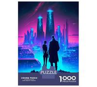 Jigsaw Puzzles for Adults 1000 Piece Couple Anime Landscape Puzzle for Adults Relaxing Games Hand Speed Race Fun Activities at Home 38x26cm/1000pcs