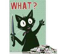 Jigsaw Puzzles For Adults 1000 Piece Crazy Cat Puzzle Jigsaw For Adults Challenging Game 1000pcs (75x50cm)