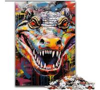 Jigsaw Puzzles for Adults 1000 Piece Crow Graffiti Jigsaw Puzzles for Adults size : 50x75cm Challenging Brain Teaser - Relaxing Toy for Teenagers
