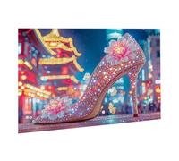 Jigsaw Puzzles for Adults 1000 Piece Crystal Gauntlet Shoes Jigsaw Puzzle-Colourful, Challenging Game/Brainteasing Adult Jigsaws, The Whole 3D Jigsaw Gifts for Women, Men Beautiful Decoration fr0-325