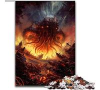 Jigsaw Puzzles for Adults, 1000 Piece Cthulhu Invasion Puzzle 1000 Pieces Jigsaw DIY Decoration Brain Challenging (Size 26x38cm)