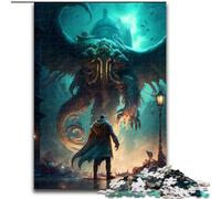 Jigsaw Puzzles for Adults 1000 Piece Cthulhu Mythos Difficult Puzzles for Adults Perfect for Teenager & Families, Ideal size : 50x75cm