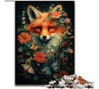 Jigsaw Puzzles for Adults 1000 Piece Cute Art Fox Jigsaw Challenging Brain Teaser for Teenagers, Family Game Night Fun (size : 50x75cm)