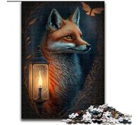 Jigsaw Puzzles for Adults, 1000 Piece Cute Art Fox Jigsaw Creative Family Game & Home Decor, for Teenagers (size : 50x75cm)