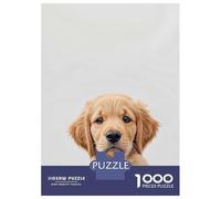 Jigsaw Puzzles for Adults 1000 Piece Cute Baby Golden Retriever Teenager Puzzles Hands-on Game Difficult Challenge Challenging Game Gifts 70x50cm/1000pcs