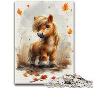 Jigsaw Puzzles for Adults 1000 Piece Cute Baby Pony Educational Games Educational Game for Birthday, Chrismas for And Age 14 26x38cm