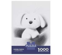 Jigsaw Puzzles for Adults 1000 Piece Cute Dog Drawing Jigsaw for Adults Family Games But Fun And Humorous Christmas Birthday Gifts 38x26cm/1000pcs