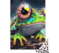 Jigsaw Puzzles for Adults 1000 Piece Cute Frog Puzzles for Adults Paper Board Puzzles Funny 1000pcs (38x26cm)