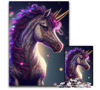 Jigsaw Puzzles for Adults 1000 Piece Cute Pony Wooden Jigsaw Puzzles for Adults Perfect Home Or Office Decor, Ideal 50x75CM/19.68x29.52inch