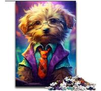 Jigsaw Puzzles for Adults 1000 Piece Cute Tech Puppy Difficult Puzzles for Adults Skill Level Beginner, Great for Birthday (Size 50x75cm)
