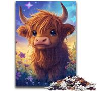 Jigsaw Puzzles for Adults 1000 Piece Cute Yak Baby Stress Reliever Difficult Challenge Every Piece Is Unique - Challenging Family Fun Game 50x75cm