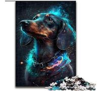 Jigsaw Puzzles for Adults 1000 Piece Dachshund Dog Made of Wood, Perfect Home Or Office Decor, Ideal 50x75cm for Family Interactive Game