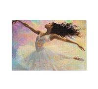 Jigsaw Puzzles for Adults 1000 Piece Dancer Large Puzzle Woman, Difficult Challenging Family Games for The Whole for Women, Wooden Jigsaws with Gift Box Packaging, Home Room Decor 75x50cm E-1837