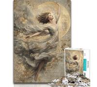 Jigsaw Puzzles for Adults 1000 Piece Dancing Woman,Family Game Stress Reliever Difficult Challenge Enhance Love between Couples 38x26cm
