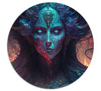 Jigsaw Puzzles for Adults 1000 Piece Dark Fantasy Demons Paper Puzzles Brain Teaser,Adult Game,Family Interactive Activity (Size 67.5x67.5cm)
