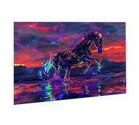 Jigsaw Puzzles for Adults 1000 Piece Dark Horse Jigsaw Puzzle - Colourful, Challenging Game & Brainteasing Adult Jigsaws, The Whole 3D Jigsaw Gifts for Women, Men Beautiful Decoration Mountain K0F-5