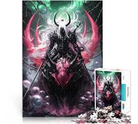 Jigsaw Puzzles for Adults 1000 Piece Dark Knight on Beast Schwierig und herausfordernd Geschenk zum Geburtstag38x26cm