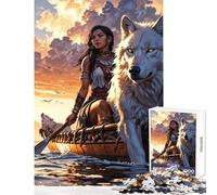 Jigsaw Puzzles for Adults 1000 Piece Dawn Warrior Anti-Stress Toys Great Gift Relaxing Games Suitable for Desktop Decoration size 50x75cm