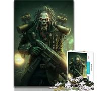 Jigsaw Puzzles for Adults 1000 Piece Dead Army Zombie Soldier Puzzles for Adults,Challenging Game for Is Ideal As A Gift for The Whole Family (size 38x26cm)
