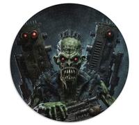 Jigsaw Puzzles for Adults 1000 Piece Dead Army Zombie Soldier Round Puzzles for 1000 Piece for Holidays, Birthdays, And Family Game Nights (Size 67.5x67.5cm)