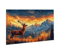 Jigsaw Puzzles for Adults 1000 Piece Deer, Forest Jigsaw Puzzle-Colourful, Challenging Game/Brainteasing Adult Jigsaws, The Whole 3D Jigsaw Gifts for Women, Men Beautiful Decoration fr0-501