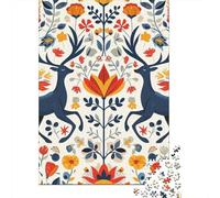 Jigsaw Puzzles for Adults 1000 Piece Deer Puzzles for Adults Paper Board Puzzles Funny 1000pcs (38x26cm)