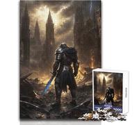 Jigsaw Puzzles for Adults 1000 Piece Defiance in The Ruins Unique Challenge Game Home Art Decor Gift For Birthdays Size 38x52cm