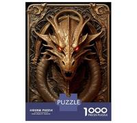 Jigsaw Puzzles for Adults 1000 Piece Devil Dragon Lord Art Deco Teenager Puzzles Hands-on Game Home Decoration Christmas Birthday Gifts 38x26cm/1000pcs