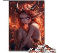 Jigsaw Puzzles for Adults 1000 Piece Devil Little Dragon Girl Jigsaw Perfect for Teenagers, Family Bonding, Brain Teaser & DIY Home Decor Gift (size 26x38cm)