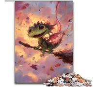 Jigsaw Puzzles for Adults 1000 Piece Dinosaur Wizard Puzzle Family Interactive Game, DIY Home Decor Brain Challenge Gift (size 50x75cm)