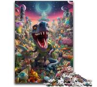 Jigsaw Puzzles for Adults 1000 Piece Dinosaur World 1000 Pieces for Adults,Artistic Wall Decor & Birthday Gift Idea for Friends, Home Office (38x26cm)