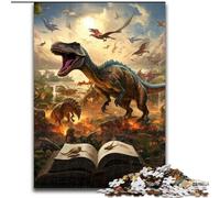Jigsaw Puzzles for Adults, 1000 Piece Dinosaur World Jigsaw Ideal for Lover, Perfect Christmas, New Year, Valentine's Gift (size : 50x75cm)