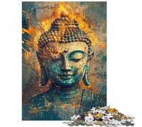 Jigsaw Puzzles for Adults 1000 Piece Divine Enlightenment Fun Games Staycation Kill Time Anti-Stress Toys Every Piece Is Unique Size 38x26cm