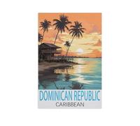 Jigsaw Puzzles for Adults 1000 Piece,Dominican Republic Caribbean,Educational Games Brain Challenge Jigsaw Puzzles for Adult Kids(38x26cm)-FO67