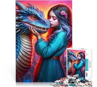 Jigsaw Puzzles for Adults 1000 Piece Dragon and Dreamer pädagogische Herausforderung Künstlersammlung, Bildende Kunst50x70cm