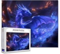 Jigsaw Puzzles for Adults 1000 Piece dragon Difficult Impossible Puzzle Educational Games Improve Memory Stress Reliever with Poster Included Compact Box the any Occasion or Holiday Z-7