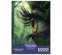 Jigsaw Puzzles for Adults 1000 Piece Dragon Eye Fantasy Artwork Jigsaw Puzzle Fun Games Birthday Present Unique Birthday And Xmas Gifts 52x38cm/1000pcs