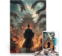 Jigsaw Puzzles for Adults 1000 Piece dragon slayer Made of cardboard，Suitable for ages 14 and up Vacation at home: killing time Great Gift。size：38x52cm/14.96x20.47inch