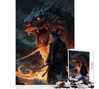 Jigsaw Puzzles for Adults 1000 Piece Dragons Fury Anti-Stress Toys Gift For Birthdays Impossible Game Enhance Love between Couples Size 38x26cm