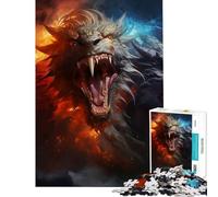 Jigsaw Puzzles for Adults 1000 Piece Dragons Nightmare Jigsaw Puzzle 1000 Educational Toy Perfect Decoration Stress Reduction Gifts (38x26cm)