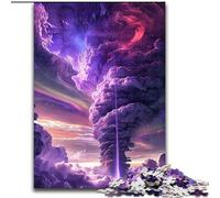 Jigsaw Puzzles for Adults, 1000 Piece Dream Cloud Jigsaw Made of Wood,Brain Teaser Game, Interactive Family Game, Suitable for Ages 14+ 1000pcs(50x75cm)