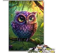 Jigsaw Puzzles for Adults, 1000 Piece Dream Owl Jigsaw Family Interactive Game, Ideal for Teenagers, Brain Teaser Gift (size : 26x38cm)