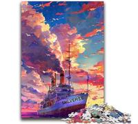 Jigsaw Puzzles for Adults 1000 Piece Dream Ship 1000 Pieces for Teenagers,Challenging Game Toys Wall Decoration Unique Birthday And Xmas Gifts (50x75cm)