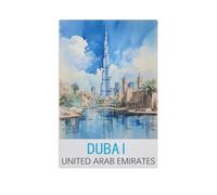 Jigsaw Puzzles for Adults 1000 Piece，Dubai United Arab Emirates，Difficult Puzzle Perfect Educational Gift for Boys and Girls（50x70cm）-FU32