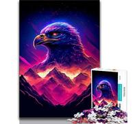 Jigsaw Puzzles for Adults 1000 Piece Eagle Adult Jigsaw,Decompressing Intellectual Educational Toy Birthday Gift (size 38x26cm)