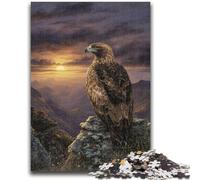 Jigsaw Puzzles for Adults 1000 Piece Eagle at Sunset 1000 Pieces for Teenagers,Challenging Game Toys Wall Decoration Unique Birthday And Xmas Gifts (50x75cm)