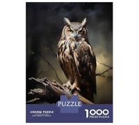 Jigsaw Puzzles for Adults 1000 Piece Eagle Owl Jigsaw for Adults Fun Games Wall Art Unique Birthday And Xmas Gifts 70x50cm/1000pcs